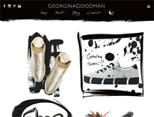 Tablet Screenshot of georginagoodman.com